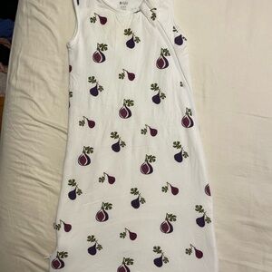 Kyte baby Fig Print Sleep Sack - White and Purple